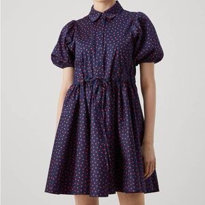 NEW KATE SPADE Spring Time Dot Millie Dress SIZE SMALL RED AND BLUE